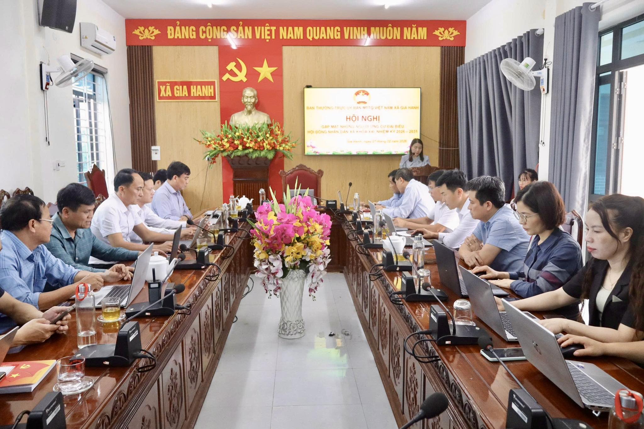 Gặp mặt các ứng cử viên đại biểu HĐND xã, nhiệm kỳ 2026- 2031