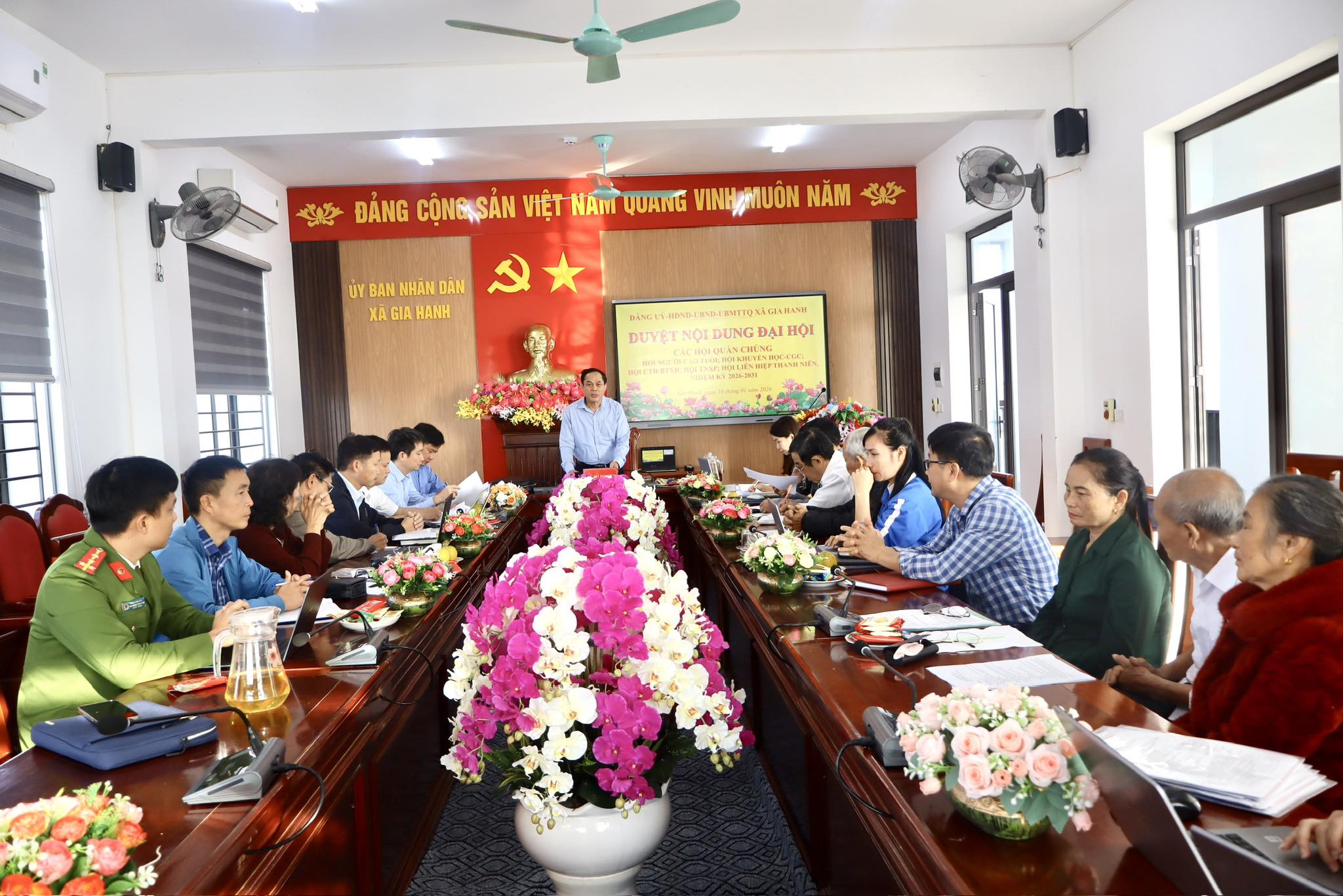 Duyệt nội dung đại hội các Hội quần chúng nhiệm kỳ 2026 -2031