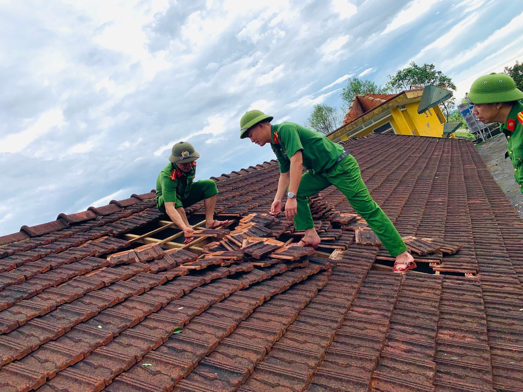 Xã Gia Hanh tập trung khắc phục hậu quả của cơn bão số 10