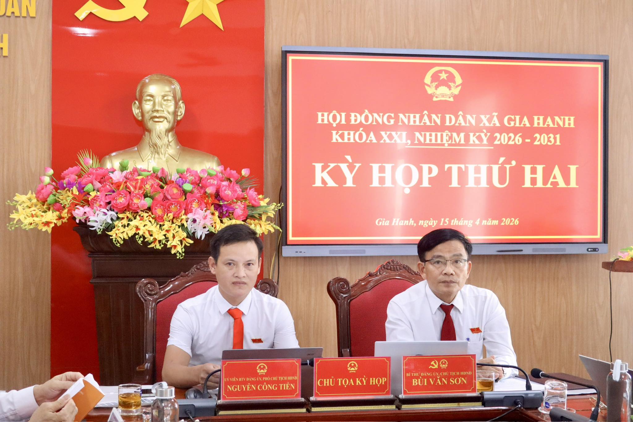 Kỳ họp thứ 2 (kỳ họp chuyên đề) HĐND xã Gia Hanh khóa XXI, nhiệm kỳ 2026 – 2031