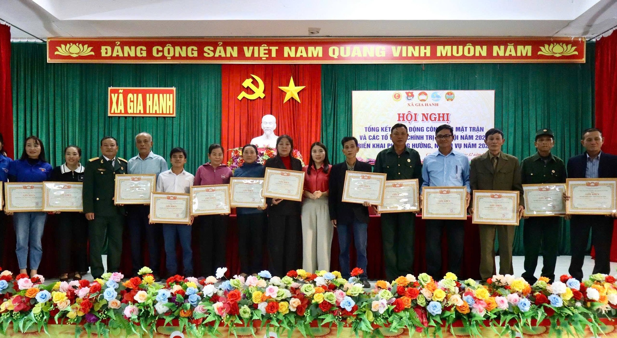 Gia Hanh tổng kết công tác Mặt trận, các tổ chức chính trị - xã hội năm 2025