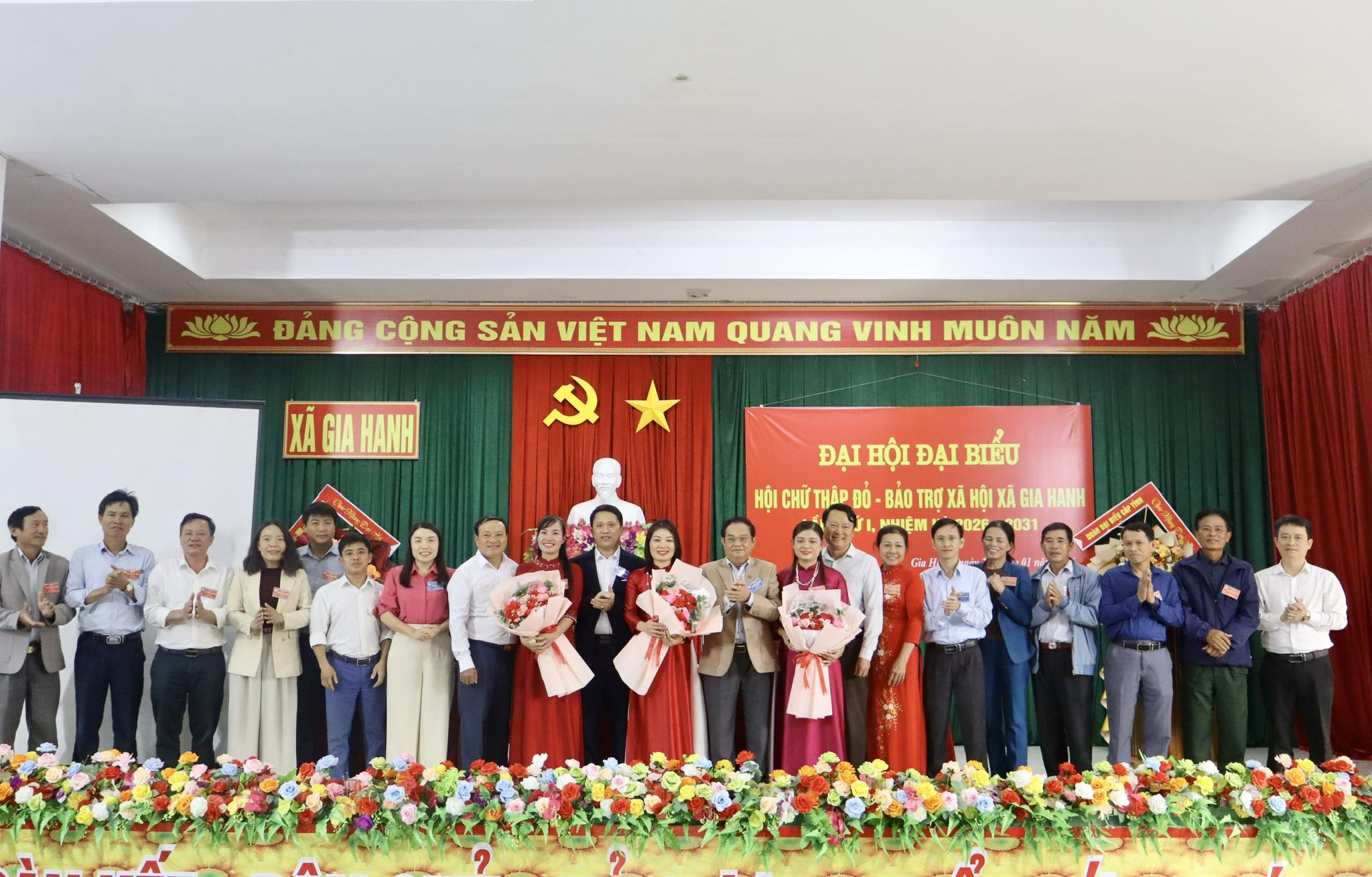 Đại hội đại biểu Hội Chữ thập đỏ - Bảo trợ xã hội xã Gia Hanh lần thứ I, nhiệm kỳ 2026 - 2031