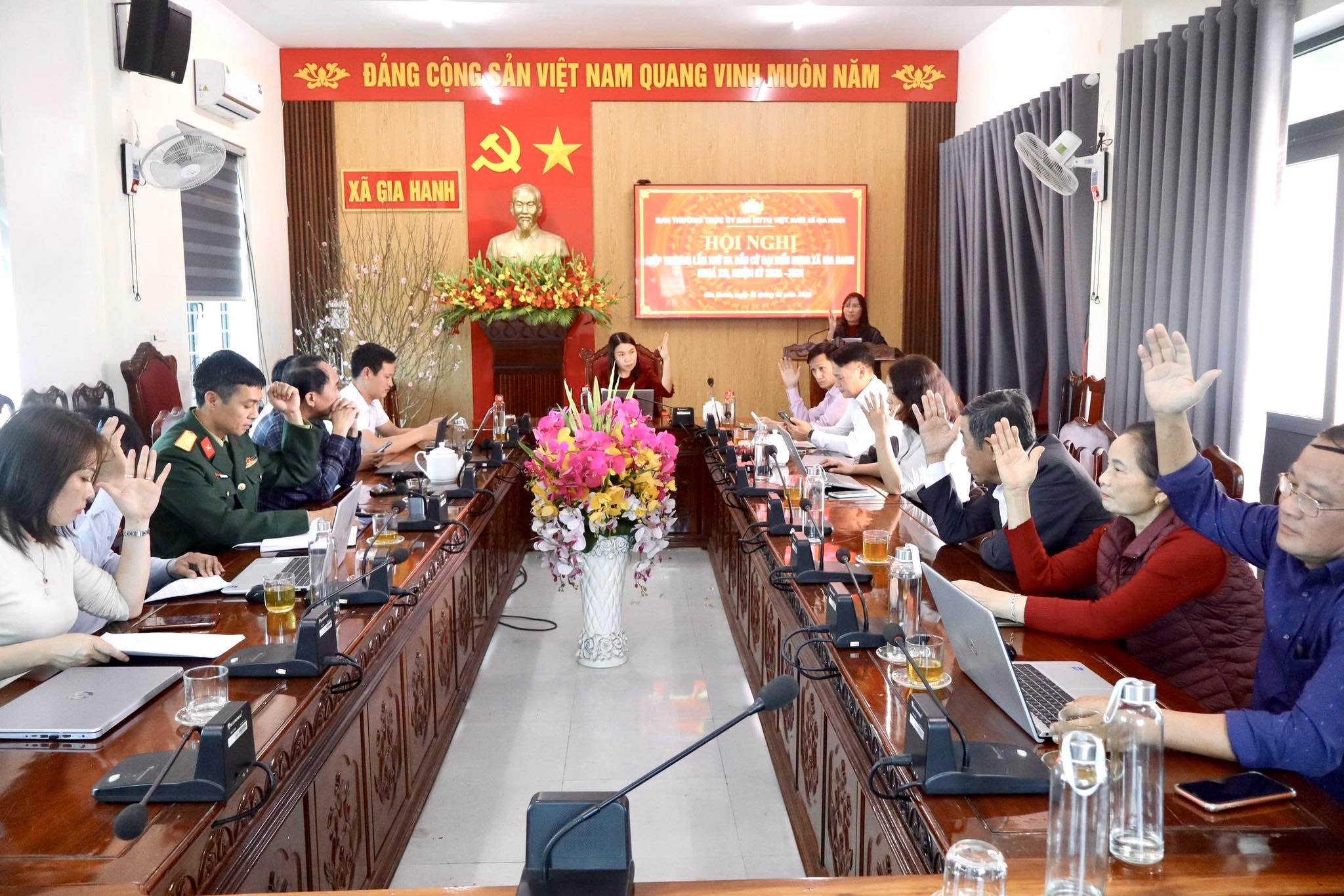 Xã Gia Hanh hiệp thương lần thứ ba chọn 35 người ứng cử đại biểu HĐND xã, nhiệm kỳ 2026 - 2031