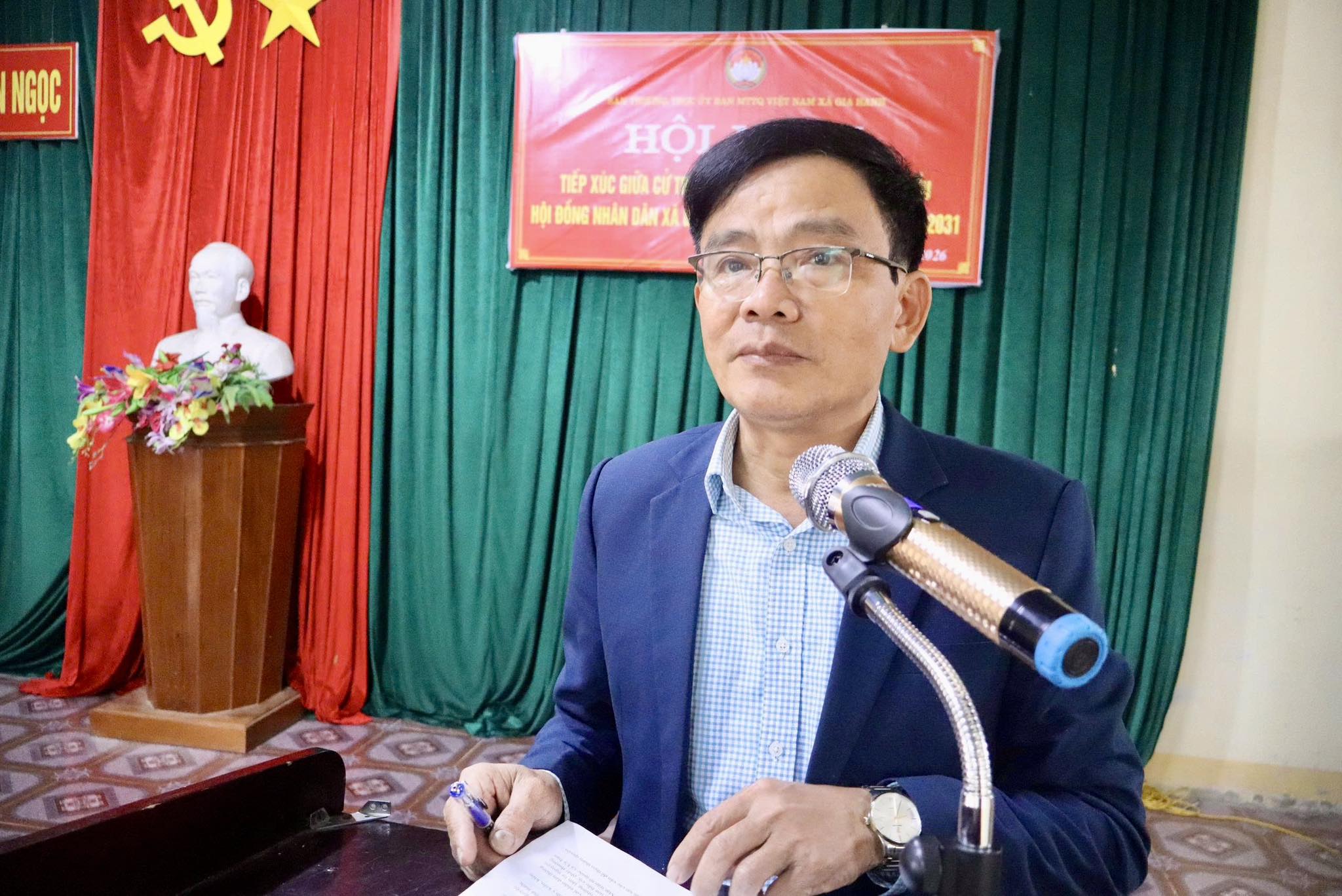 Hội nghị tiếp xúc cử tri với những người ứng cử đại biểu HĐND xã nhiệm kỳ 2026 - 2031 tại các đơn vị bầu cử