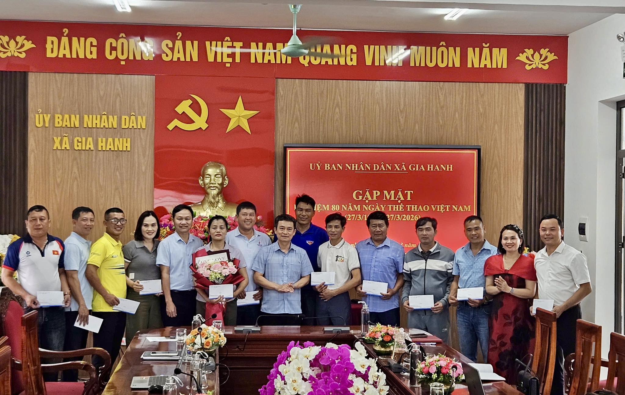 Gia Hanh gặp mặt kỷ niệm 80 năm Ngày Thể thao Việt Nam