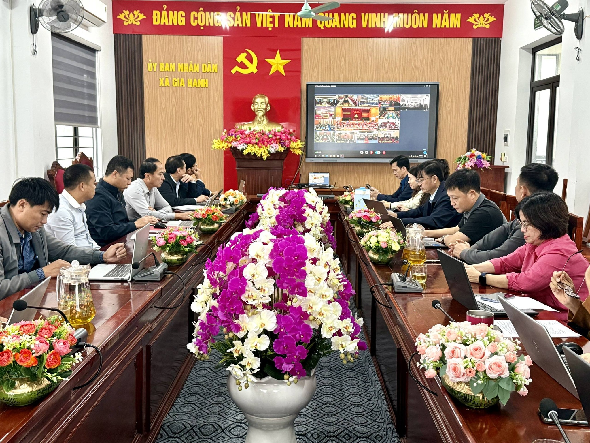 Gia Hanh tham dự hội nghị trực tuyến tổng kết công tác phòng, chống tham nhũng, lãng phí, tiêu cực