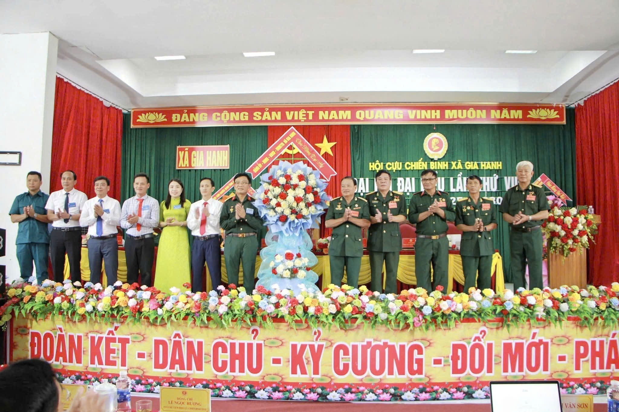 Đại hội Đại biểu hội Cựu chiến binh xã Gia Hanh thành công tốt đẹp