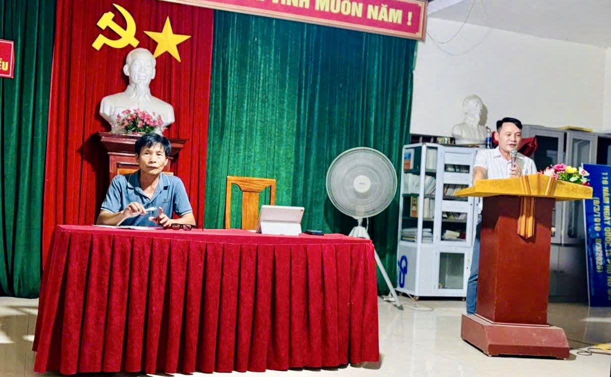 Hội nghị bàn công tác giải phóng hành lang giao thông đường ĐH36 qua thôn Hạ Triều và Đại Bản
