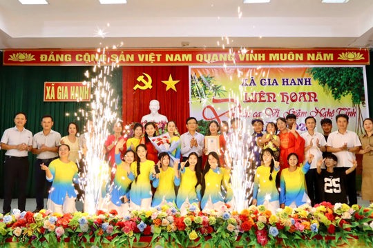 Lan tỏa tình yêu di sản qua Liên hoan Dân ca Ví, Giặm Nghệ Tĩnh xã Gia Hanh năm 2026