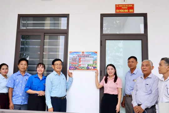 Ra mắt mô hình “Mặt trận xã Gia Hanh lắng nghe Nhân dân” thông qua mã QR