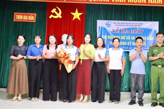 Gia Hanh ra mắt mô hình “Chi hội Phụ nữ số” 