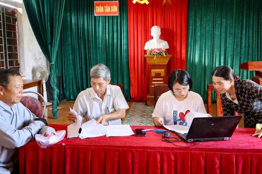 Gia Hanh phối hợp làm thủ tục cấp GCNQSDĐ nông nghiệp xâm canh cho hơn 100 thửa đất