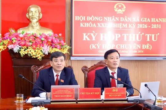 Kỳ họp thứ 4 HĐND xã Gia Hanh khóa XXI, nhiệm kỳ 2026–2031 