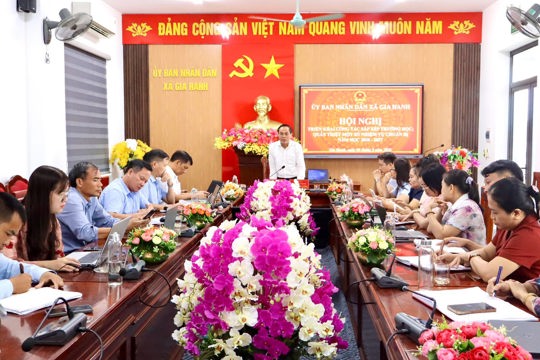 Gia Hanh triển khai công tác sắp xếp trường học, chuẩn bị năm học mới 2026 – 2027 