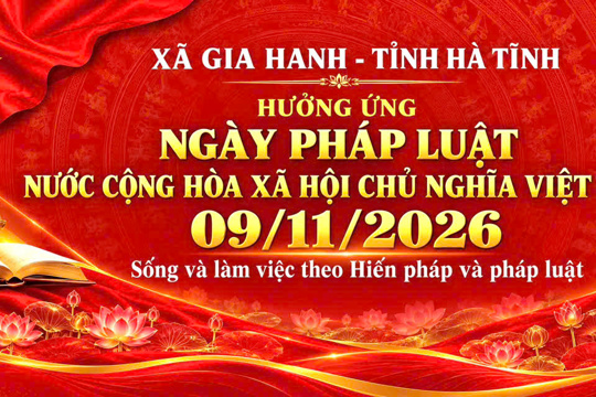 Hưởng ứng Ngày Pháp luật Việt Nam 09/11 - sống và làm việc theo Hiến pháp và pháp luật 