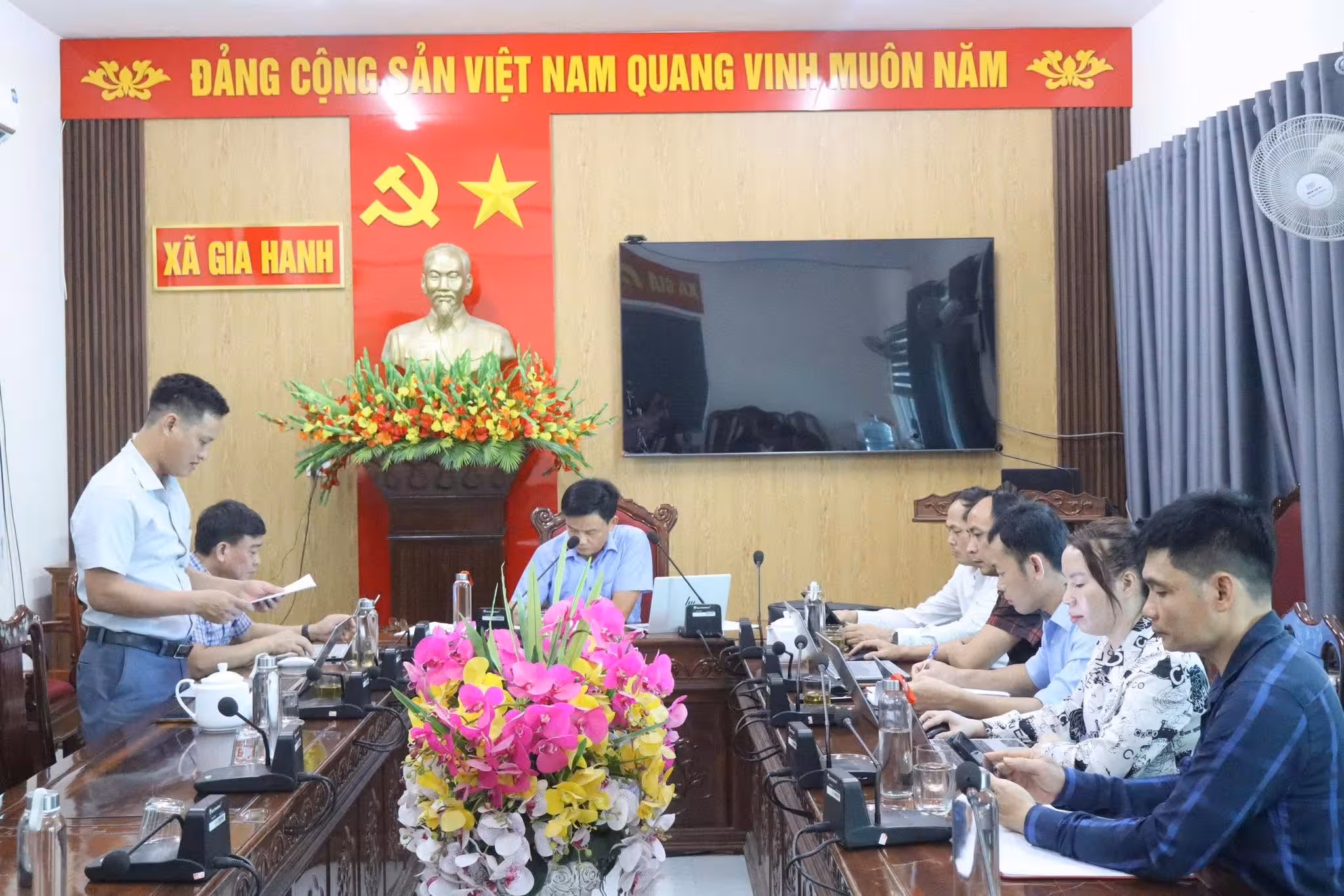 Thường trực HĐND xã Gia Hanh đánh giá kết quả tháng 5, chuẩn bị Kỳ họp thứ 3 HĐND xã khóa XXI