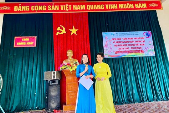 Chi hội Phụ nữ thôn Thống Nhất tổ chức chương trình “Tháng nghe phụ nữ nói”