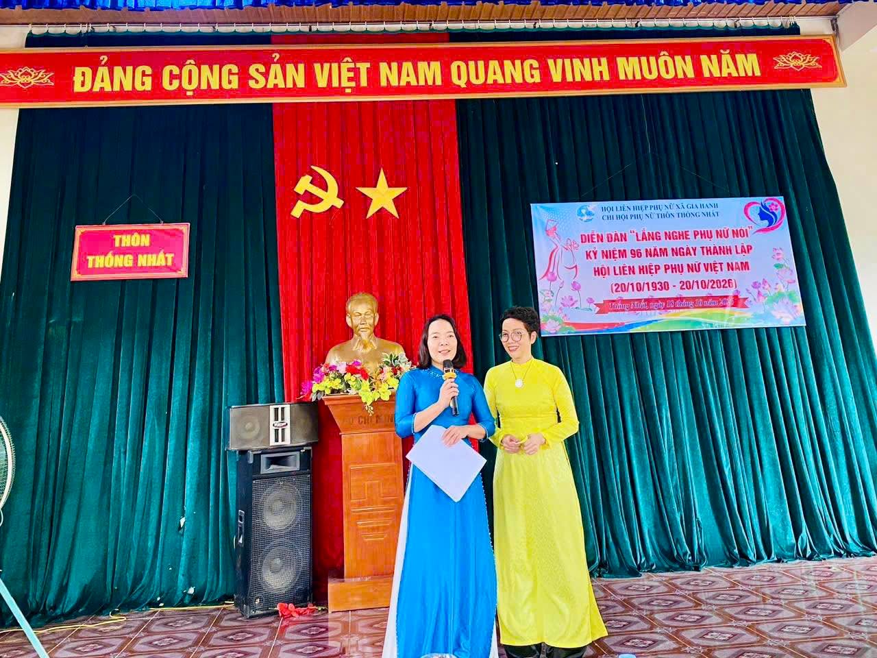 Chi hội Phụ nữ thôn Thống Nhất tổ chức chương trình “Tháng nghe phụ nữ nói”
