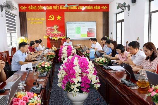 Xã Gia Hanh nghiên cứu, học tập, quán triệt và triển khai Nghị quyết Hội nghị Trung ương 4 khóa XIV