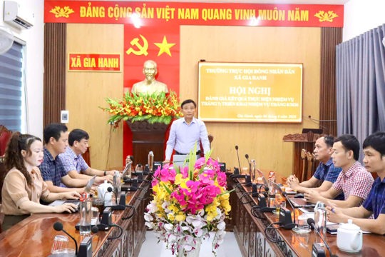 Thường trực HĐND xã Gia Hanh triển khai nhiệm vụ trọng tâm tháng 8 năm 2026 