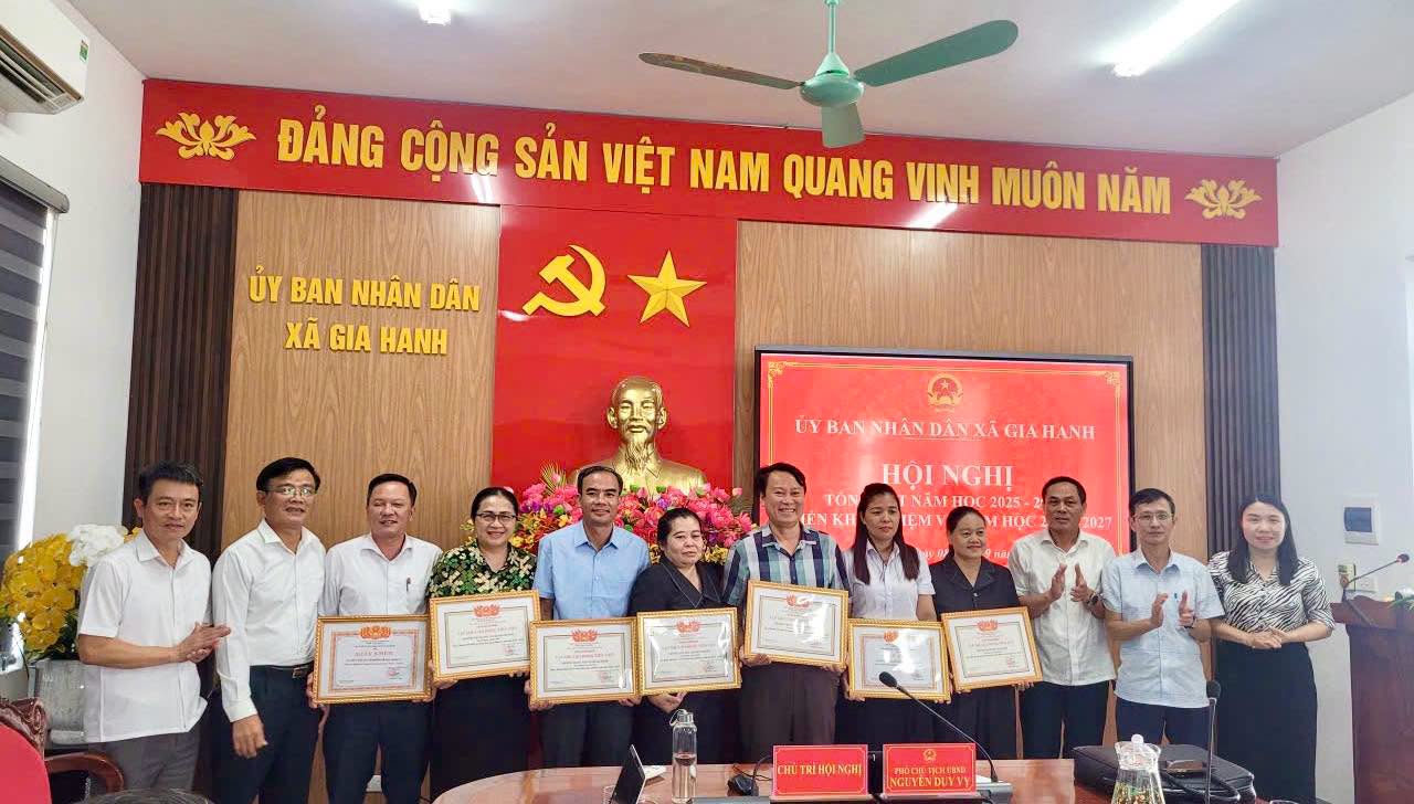 Xã Gia Hanh triển khai nhiệm vụ năm học 2026 - 2027