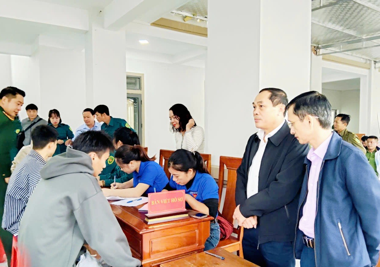 Xã Gia Hanh tổ chức khám sơ tuyển sức khỏe nghĩa vụ quân sự năm 2026