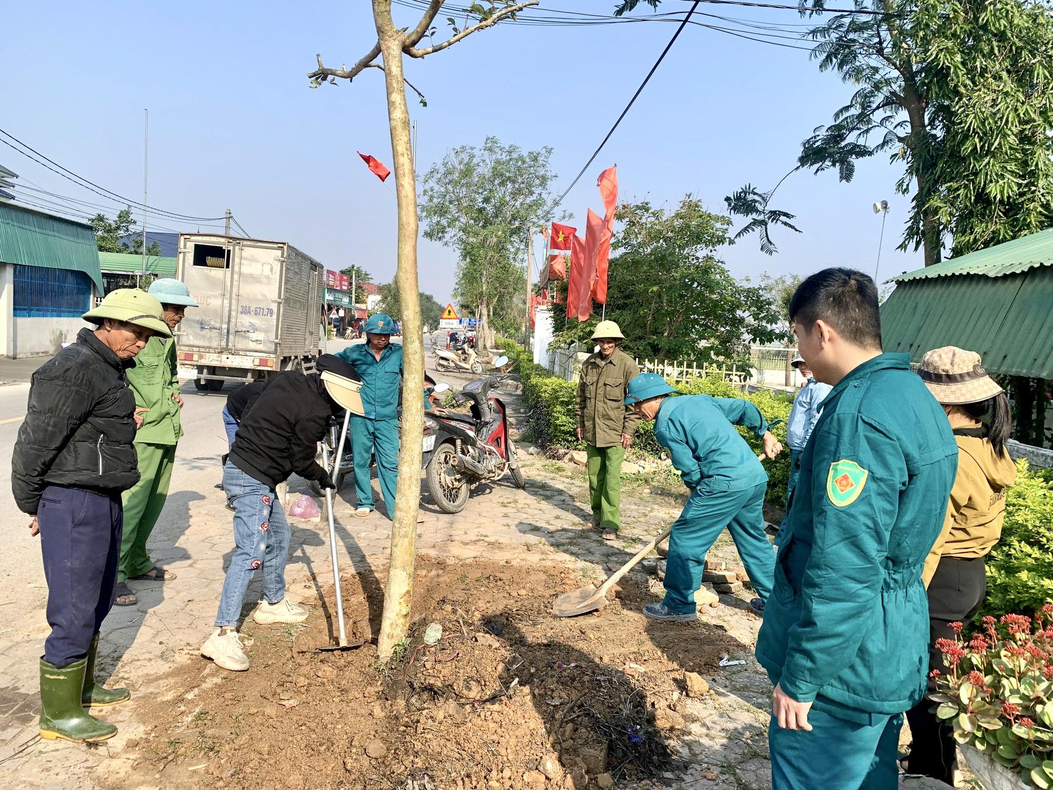 Sôi nổi xây dựng NTM chào mừng Đại hội lần thứ XIV của Đảng 