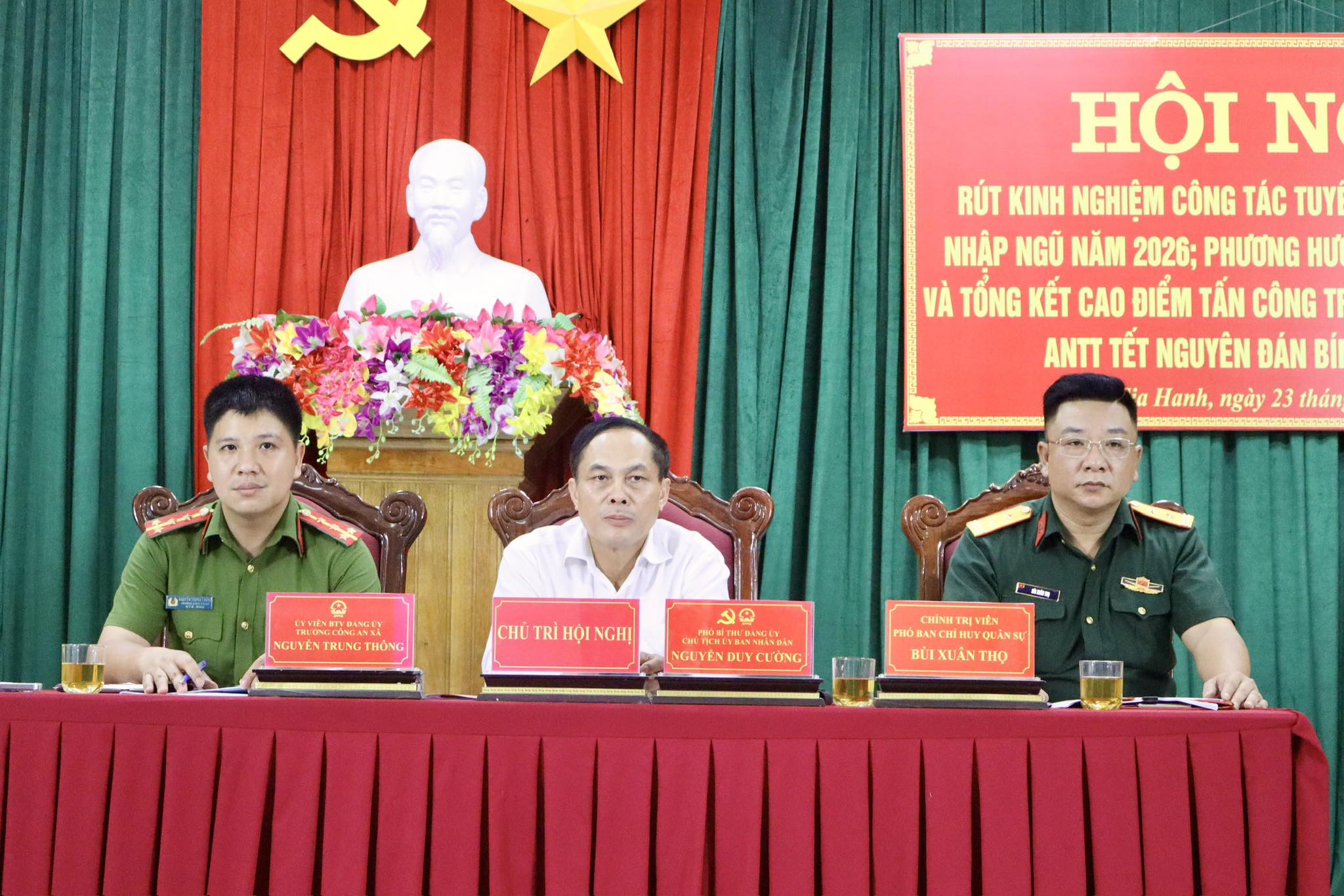 Hội nghị rút kinh nghiệm công tác tuyển quân 2026, bảo đảm ANTT phục vụ Đại hội đại biểu toàn quốc lần thứ XIV của Đảng và Tết Bính Ngọ 